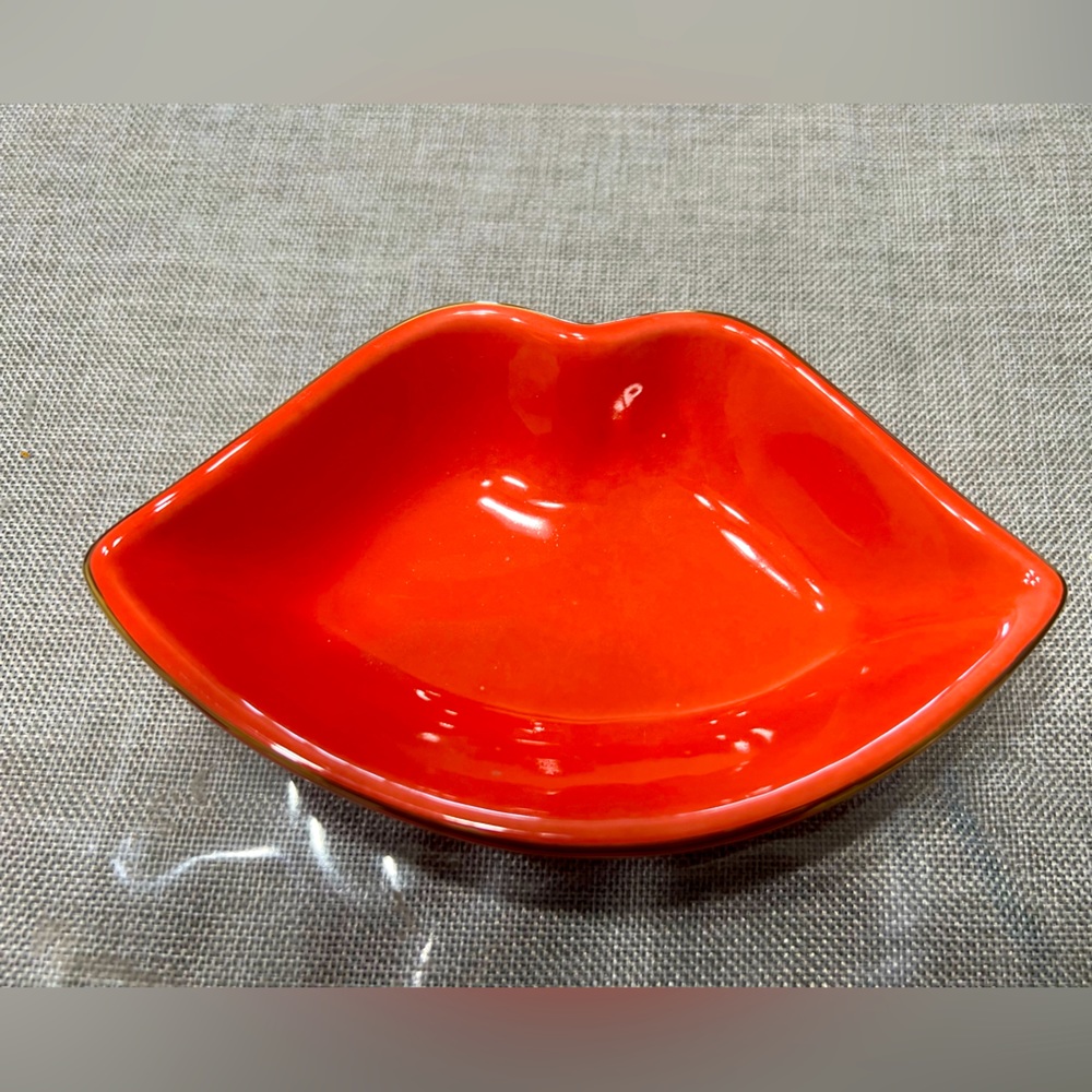 Red Lips Large Trinket Dish